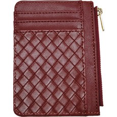 모닝셀러 자카드 지퍼 포켓 카드지갑