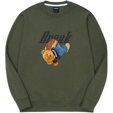 옥스타 남녀공용 브레이크 곰돌이 특양면 맨투맨 3SSP008