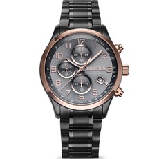 스콜피온시계 남성용 크로노그래프 디버클 메탈 시계 43mm SP3348M