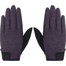 울프라운치 다기능 린넨 장갑 양손착용, 다크퍼플