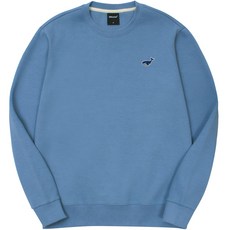 옥스타 남녀공용 미니 웨일 자수 특양면 맨투맨 3SSP016