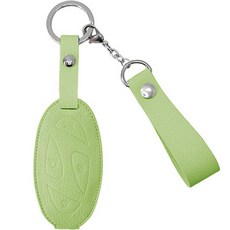 오시에나 자동차 가죽 스마트 차키케이스 스프링 키홀더, 라임, 현대 N(7버튼)