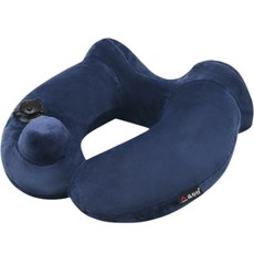 프롬에이 릴랙스 회전밸브 에어펌프 목베개, 네이비, 1개