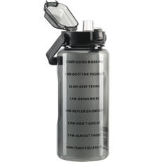 SHIELD Tritan Monster大容量手提水壺, 黑色, 2L