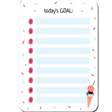 Harries 玩具冰箱磁鐵留言板 今日目標