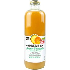 Jun 橘子鳳梨汁, 1L, 1瓶