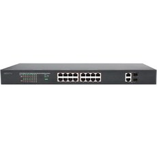 NEXTU 16埠 GbE Giga PoE + Gbe 2TP / 2SFP 組合交換器 250W, NEXT-POE3120TP-SFP