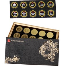 Lisove 錢辰丹 韓藥 拱辰丹 反轉 生日 零用錢盒 含字句 O 10入組, 10罐+包袱包裝套裝, 混合色, 1套