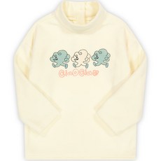 milkmilelolo 兒童保暖雲朵搖粒絨T恤