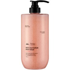 Bathpa 大容量磨砂沐浴露 玫瑰花香, 1瓶, 1000ml