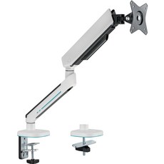 엘디엘마운트 고중량 싱글 모니터암 거치대 APL-GS541, 화이트, 1개