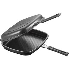 MommyStar 電磁爐Jumbo雙面烤盤, 水平外徑310mm x 垂直外徑245mm, 1個