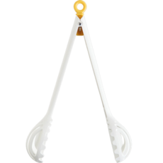 Moda Kitchen 鋸齒瀝水多用途夾, 白色, 1個