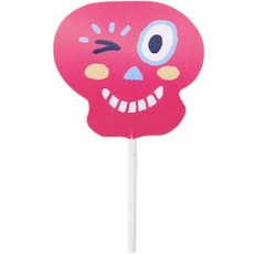 骷髏糖果裝飾, 100個, 粉紅色