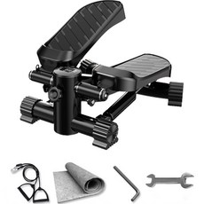 DOCTORBIKE 踏步機套組 Q2PJ-4321, 黑色