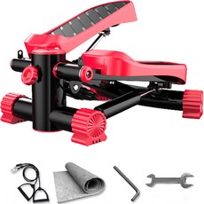 DOCTORBIKE 踏步機套組 Q2PJ-4321, 紅色