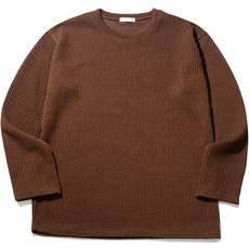 HARRISON HOMME 男款中坑條圓領針織長袖T恤 LWD1140