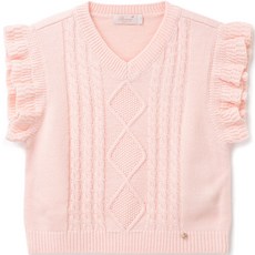 Perimitz 女童款麻花邊荷葉邊背心 P2332K45110