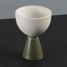月鹽韓國產陶瓷迷你把手長鼓杯 橄欖, 單品, 1個
