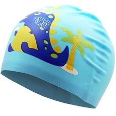 Moa Sports 矽膠泳帽, 恐龍, 1個