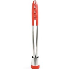 Mastrad Rilbang快拆型矽膠料理夾 F17610, 紅色, 1個