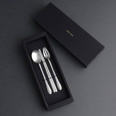 Inspoon Yunseul 80% 3種嬰兒銀湯匙+購物袋套裝, 混色, 勺子+筷子+叉子