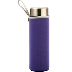 뷰레이터닷컴 베이크 무지 물병가방 550ml, 퍼플, 1개