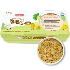팜투베이비 레디 실온이유식 완료기 사과스피나치현미진밥, 2개, 2개