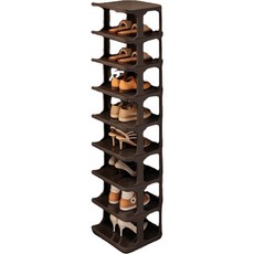 Mabel In Home 高級款纖薄善用空間鞋架 鞋櫃, 黑色, 1個