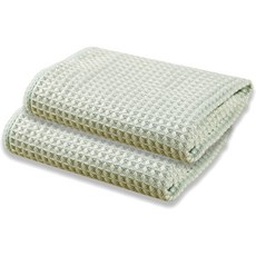 Gogo Hand Waffle擦手巾 綠色, 1個