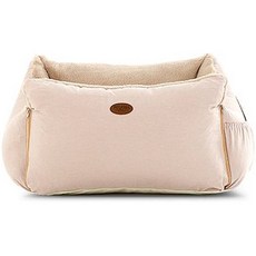 PET TAIL 大號汽車乘客座椅後座狗車座狗車座狗車座, 粉米色L