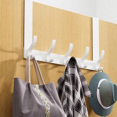 Mabel In Home 免鑽孔門後掛架, 白色, 1個