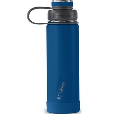 ECOVESSEL Boulder不鏽鋼大容量保溫瓶, 騎士海軍藍, 591ml, 1個