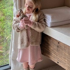 Arve 兒童葉子開襟衫