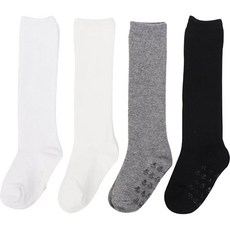 Sulrebal 兒童款日常簡約及膝襪 4件組