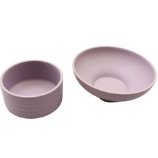 Dalsogang甜味陶瓷飯碗湯碗空碗組, 薰衣草紫, 飯碗+湯碗
