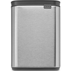 brabantia Bo 垃圾桶 防指紋塗層垃圾桶 4L, 霧面鋼