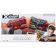 X SHOT Skin Flux雙筒玩具槍, 隨機出貨