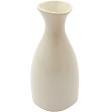 月鹽 韓國製 花苞德利瓶 象牙白亮光 260ml, 1個