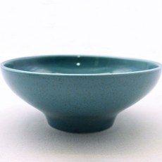 月鹽 韓國製 陶瓷 甜蜜 麥片碗, 孔雀藍, 1個