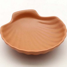 달소금 국산 도자기 조가비찬기, 연어, 1개