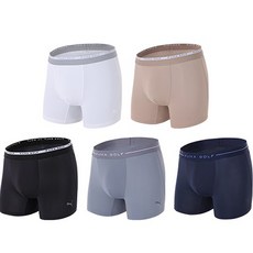 PUMA BODYWEAR 男士涼感透氣高爾夫網眼四角內褲5件組(95~110)