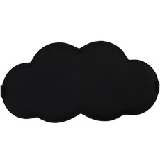 Pampus雲朵造型睡眠眼罩 黑色, 1入, 1個