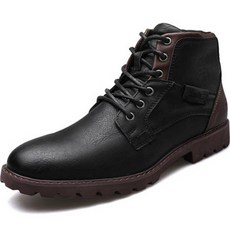 엘쏘옴므 남성용 마틴 하이탑 캐주얼 숏부츠