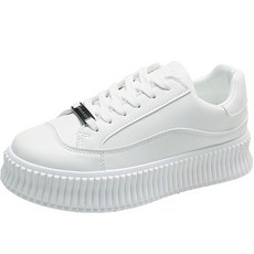 엘쏘 여성용 키높이 베이직 통굽 스니커즈