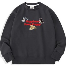 오티디 프리미엄 쮸리 해피니스 퍼피 오버핏 맨투맨