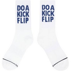 핏어스 남성용 킥플립 보드 스포츠 쿠션 중목 양말, 혼합색상