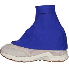 WOLFLAUNCH Stonekeeper 覆蓋縫線短版綁腿 登山 健行 跑步鞋套, 藍色