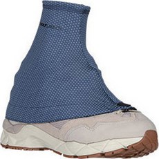 WOLFLAUNCH Stonekeeper 繃縫短版綁腿 登山健行跑步綁腿, 藍灰圓點