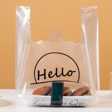 Maket Gamseong HELLO 透明便利食物塑膠袋, 50個, 1入